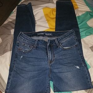 Old Navy Rockstar jeans Mid-rise size 2